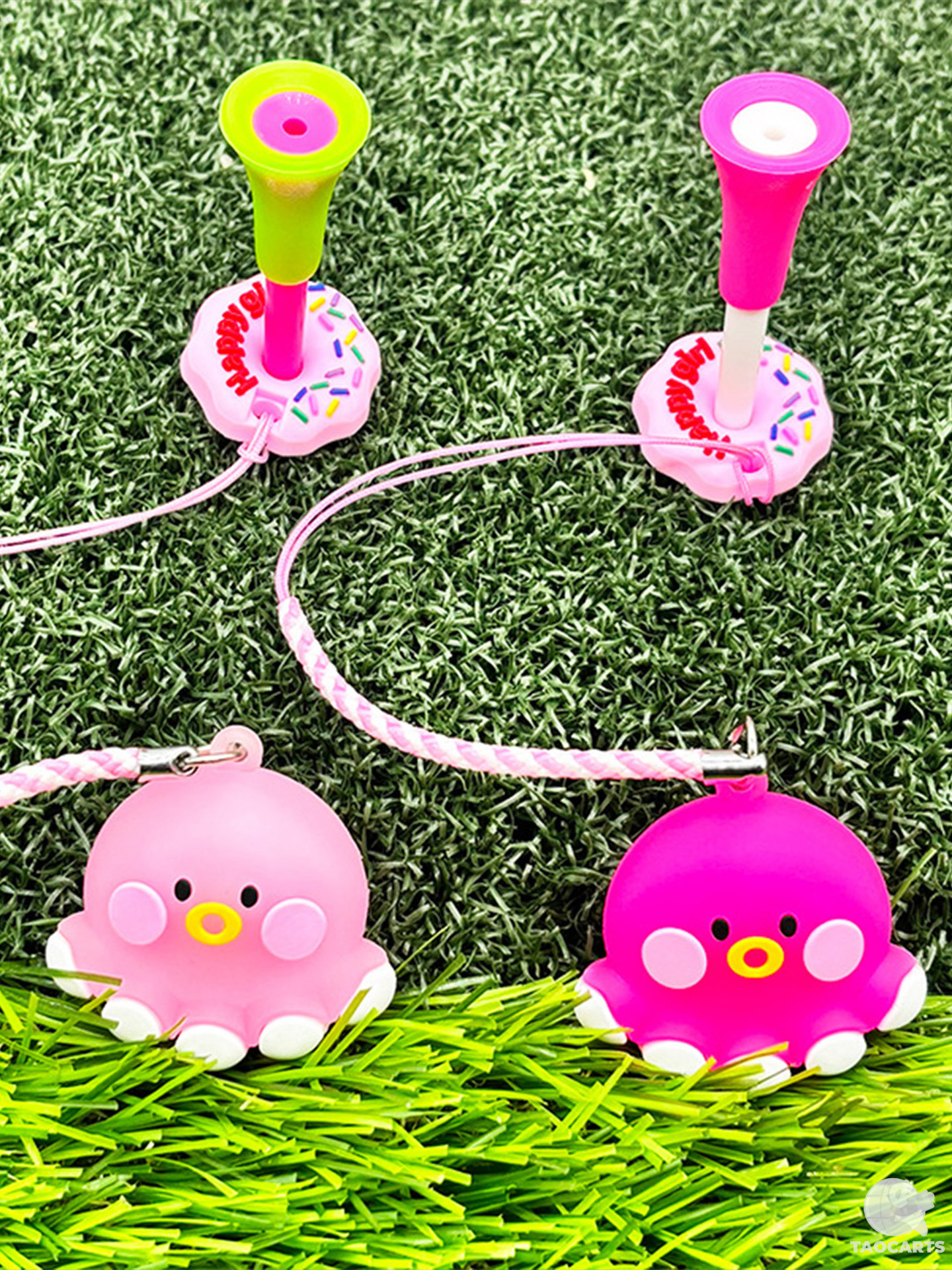 高尔夫球tee卡通球钉塑料83mm钉子球...