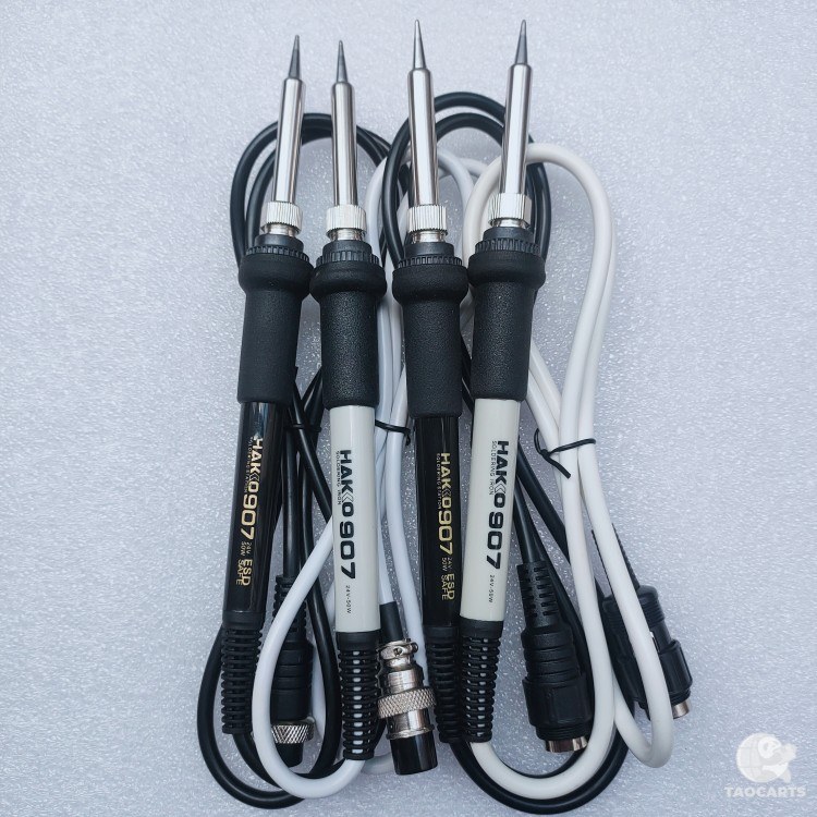 白光936焊台HAKKO907硅胶线手柄...