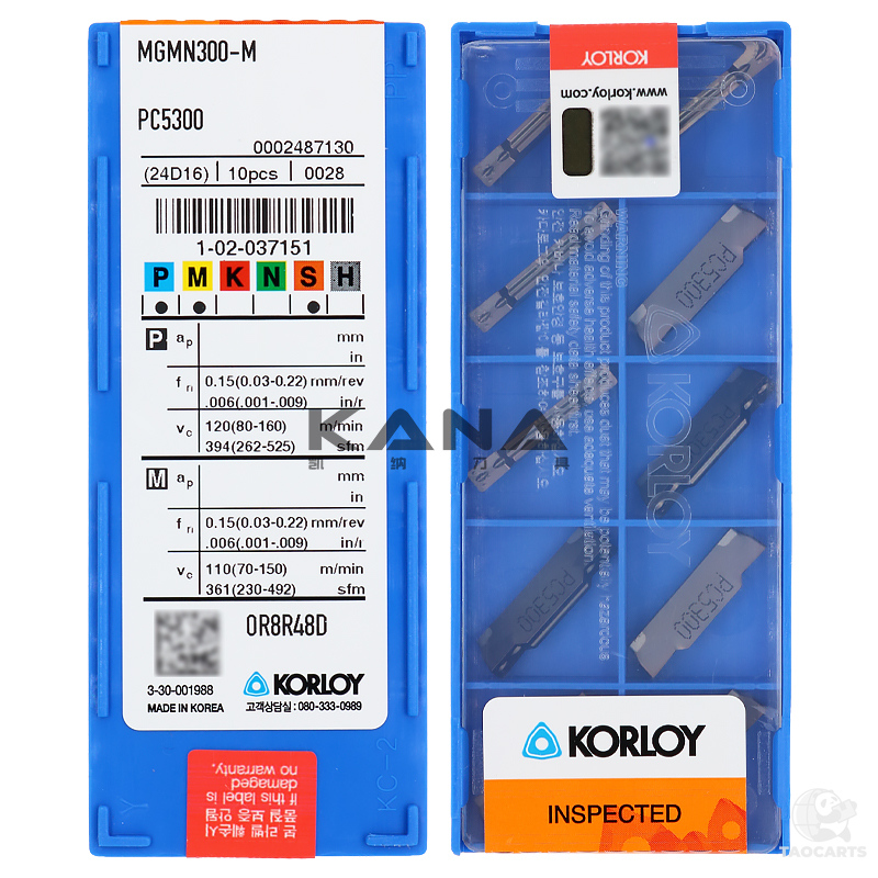 正品韩国克洛伊 通用切槽刀片 MGMN2...